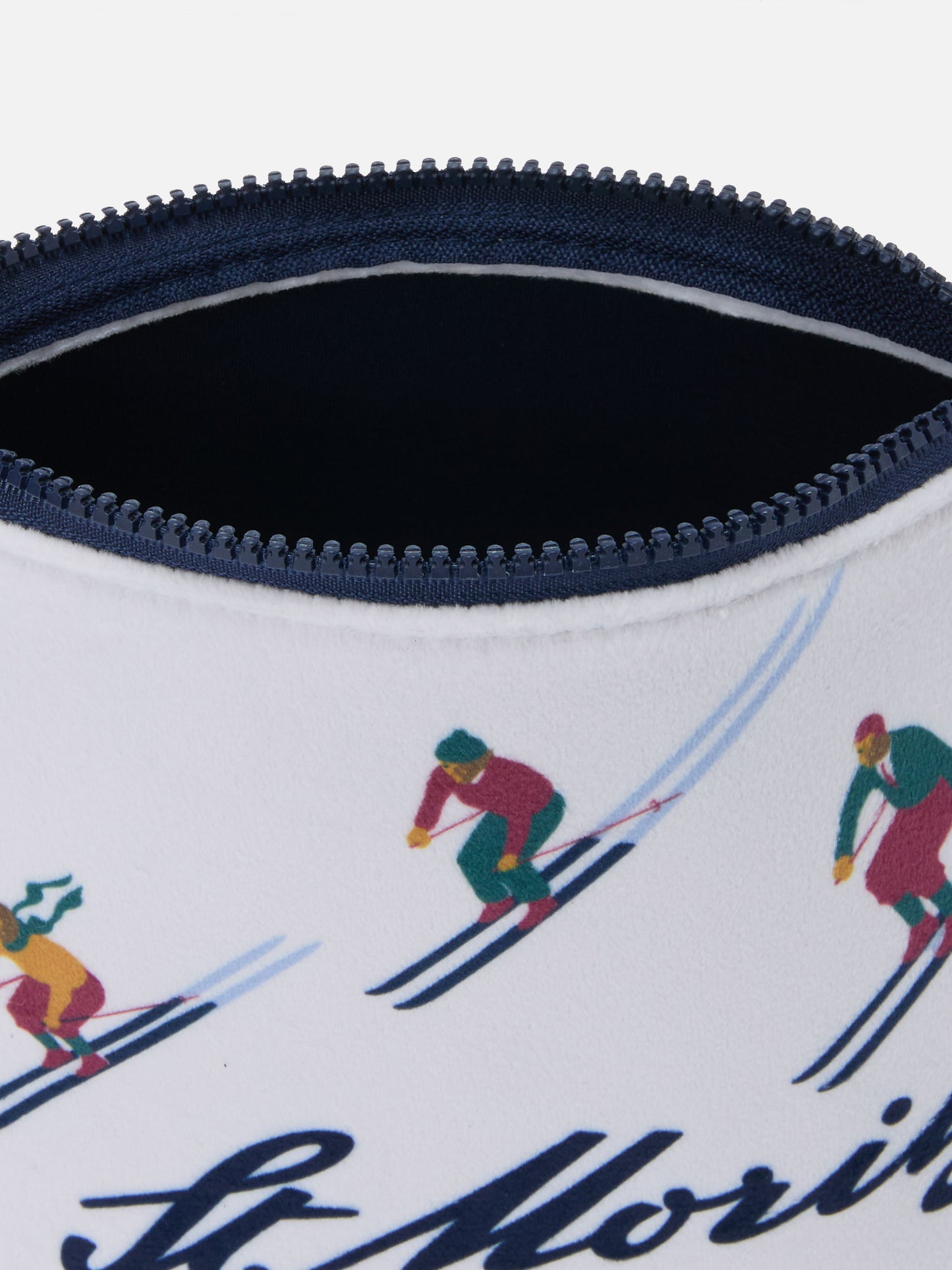 Pochette Aline effetto lana con stampa St. Moritz | ST. MORITZ TOP OF THE WORLD SPECIAL EDITION
