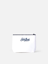 Wooly pochette Aline with St. Moritz placed print | ST. MORITZ TOP OF THE WORD SPECIAL EDITION