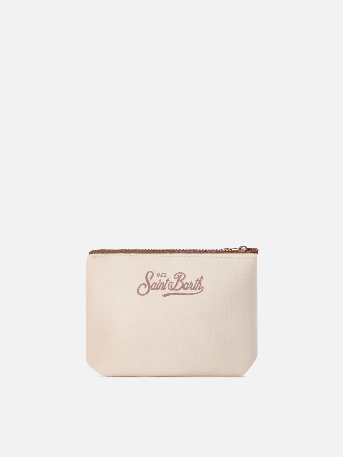 Pochette Aline beige con stampa Cortina