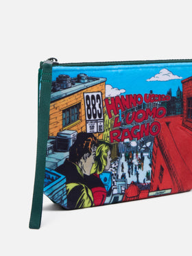 Pochette Aline verde scuro con stampa Uomo Ragno | Special edition