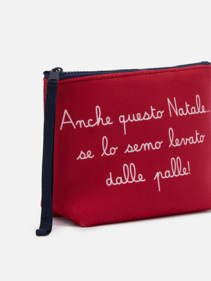 Wooly pochette Aline with E anche questo Natale... print | VACANZE DI NATALE SPECIAL EDITION