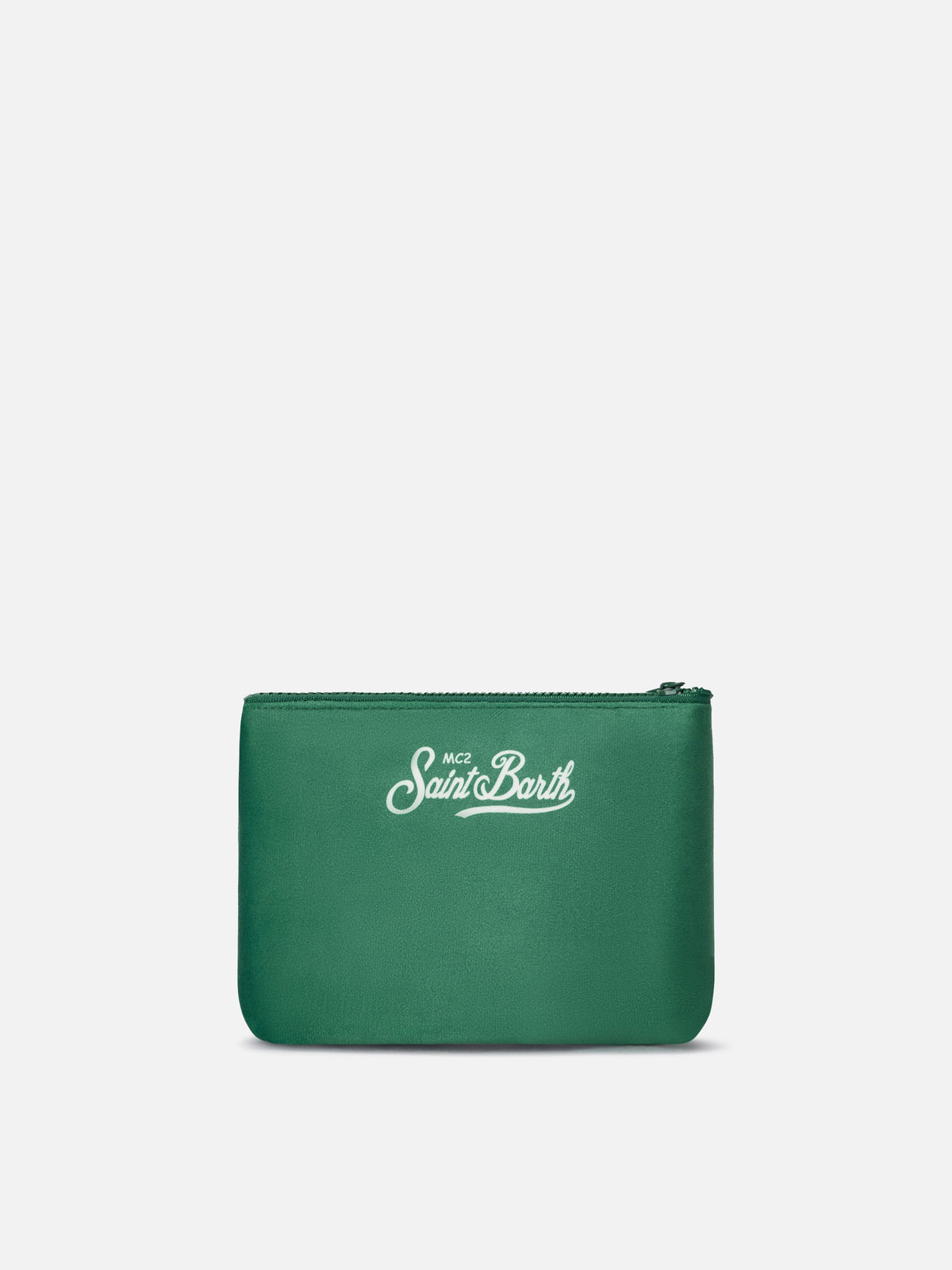 Vert Aline pochette avec imprimé Bollicine 