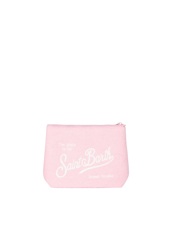 Pochette Aline in spugna rosa