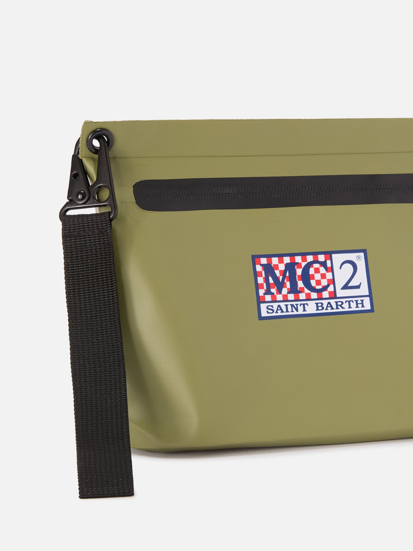 Aline Aqua Waterproof PVC military green pouch
