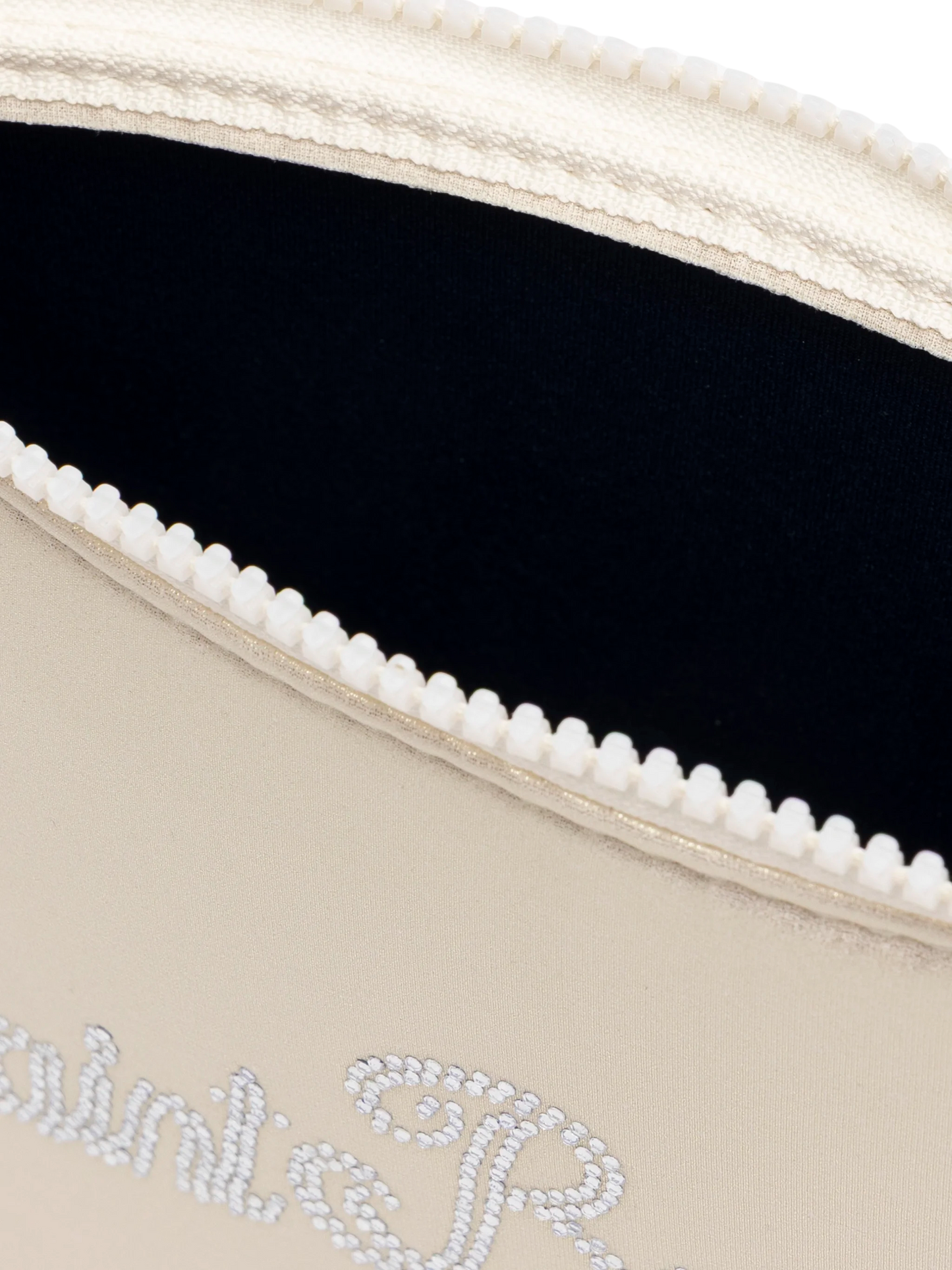 Aline Shiny  beige pochette with rhinestones