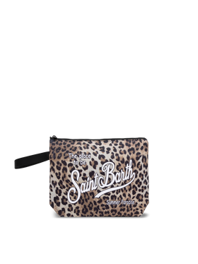 Aline L scuba pochette with animalier print - MC2 Saint Barth