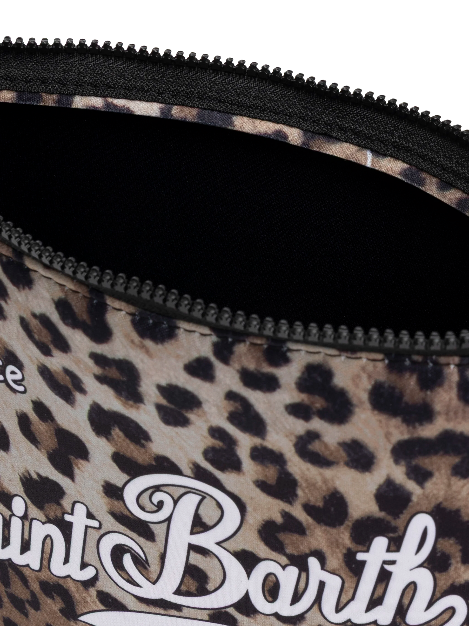 Aline L scuba pochette with animalier print - MC2 Saint Barth