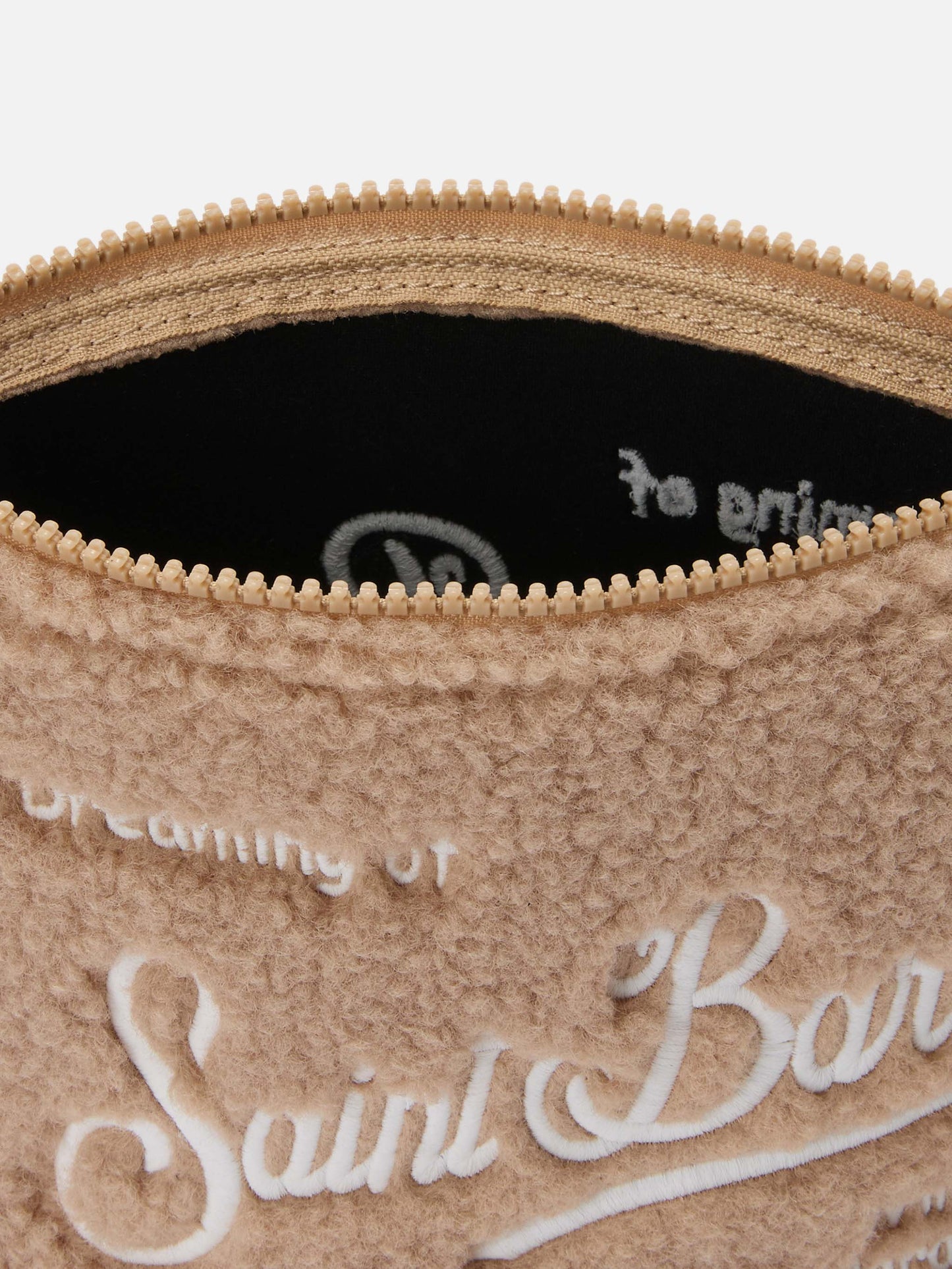 Pochette Aline Teddy in sherpa beige