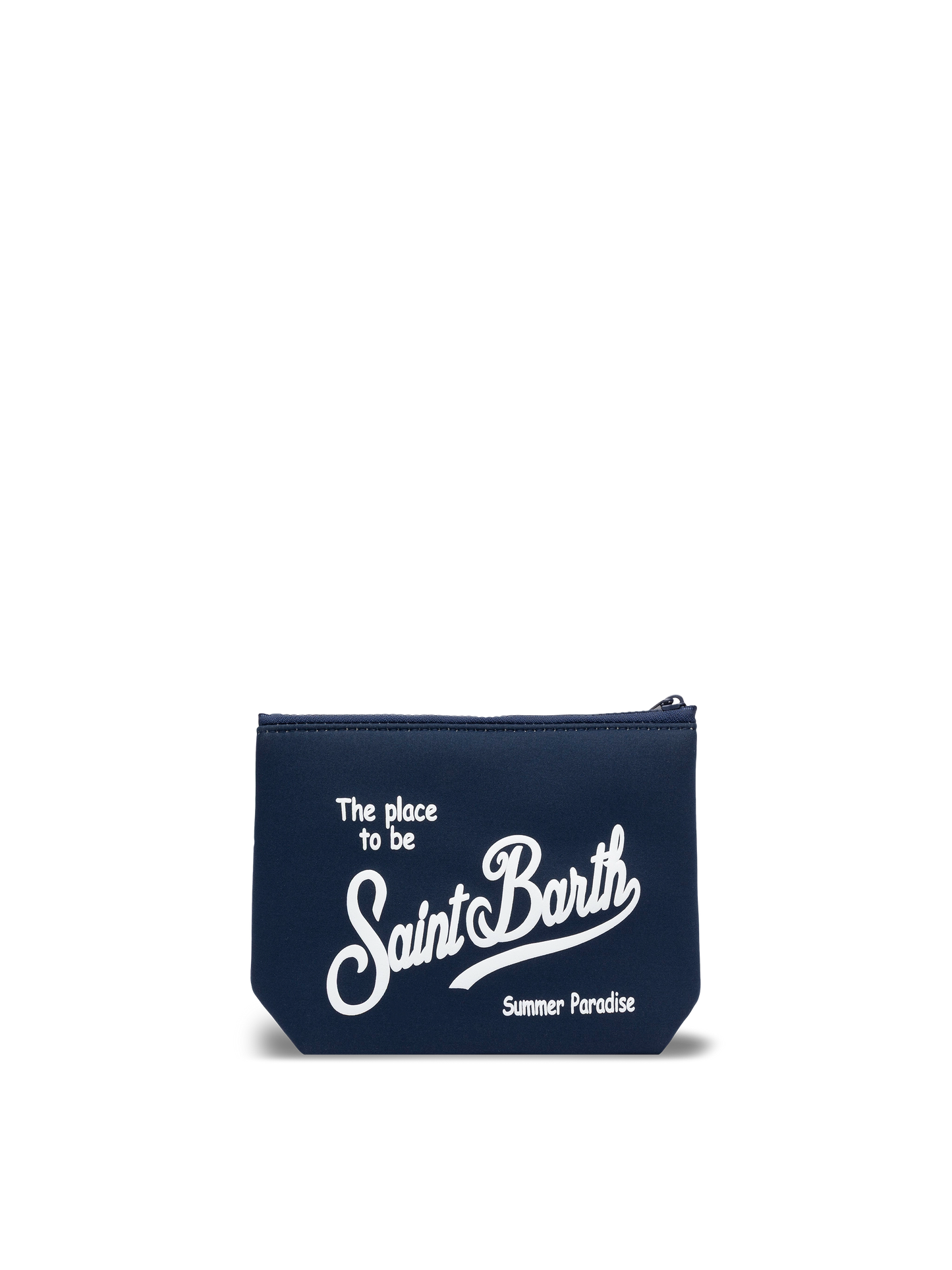 Aline navy blue scuba pochette Aline