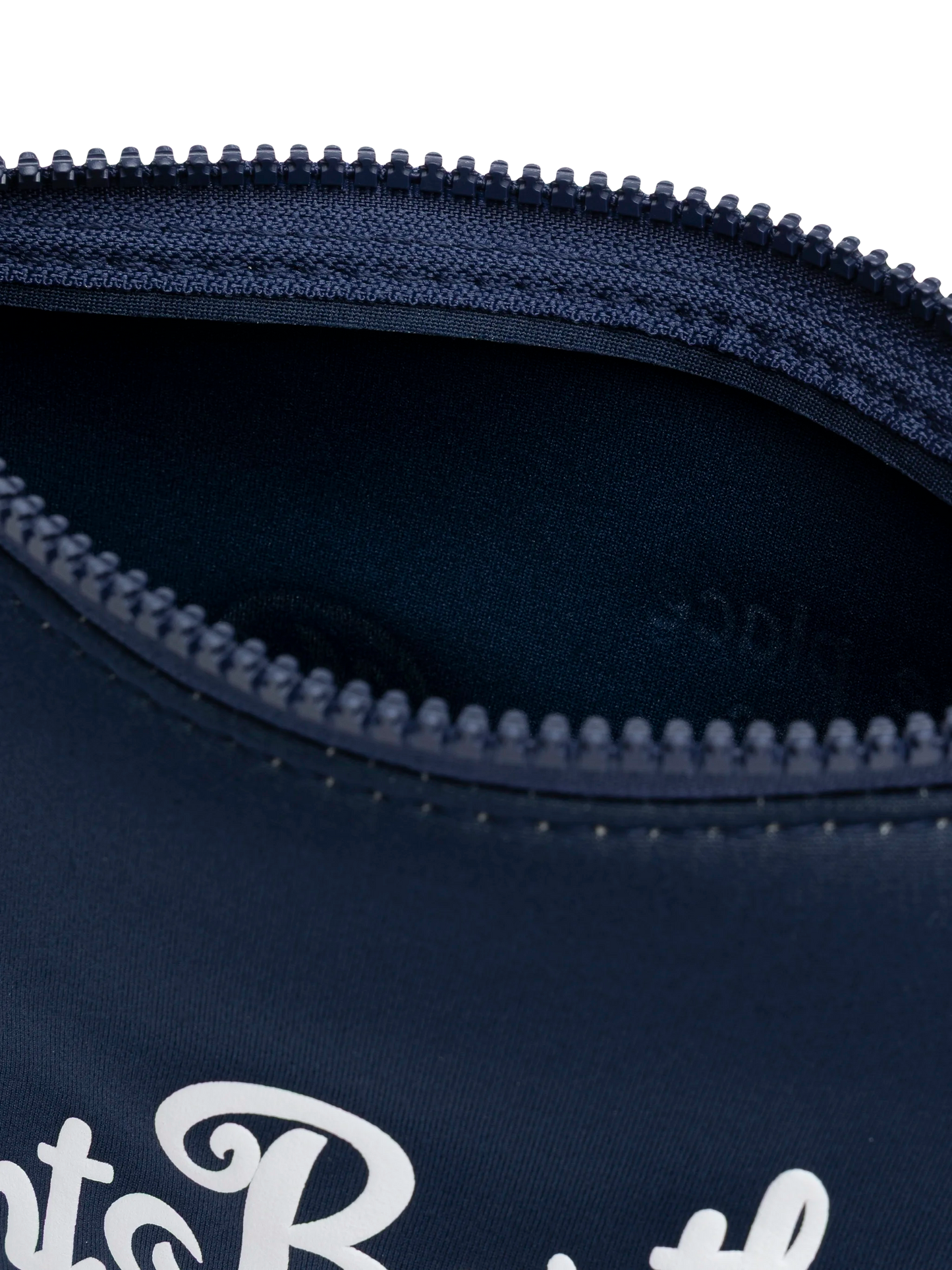 Aline navy blue scuba pochette Aline