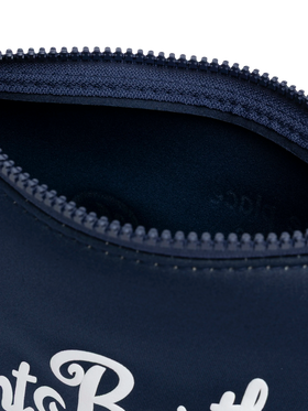 Aline navy blue scuba pochette Aline
