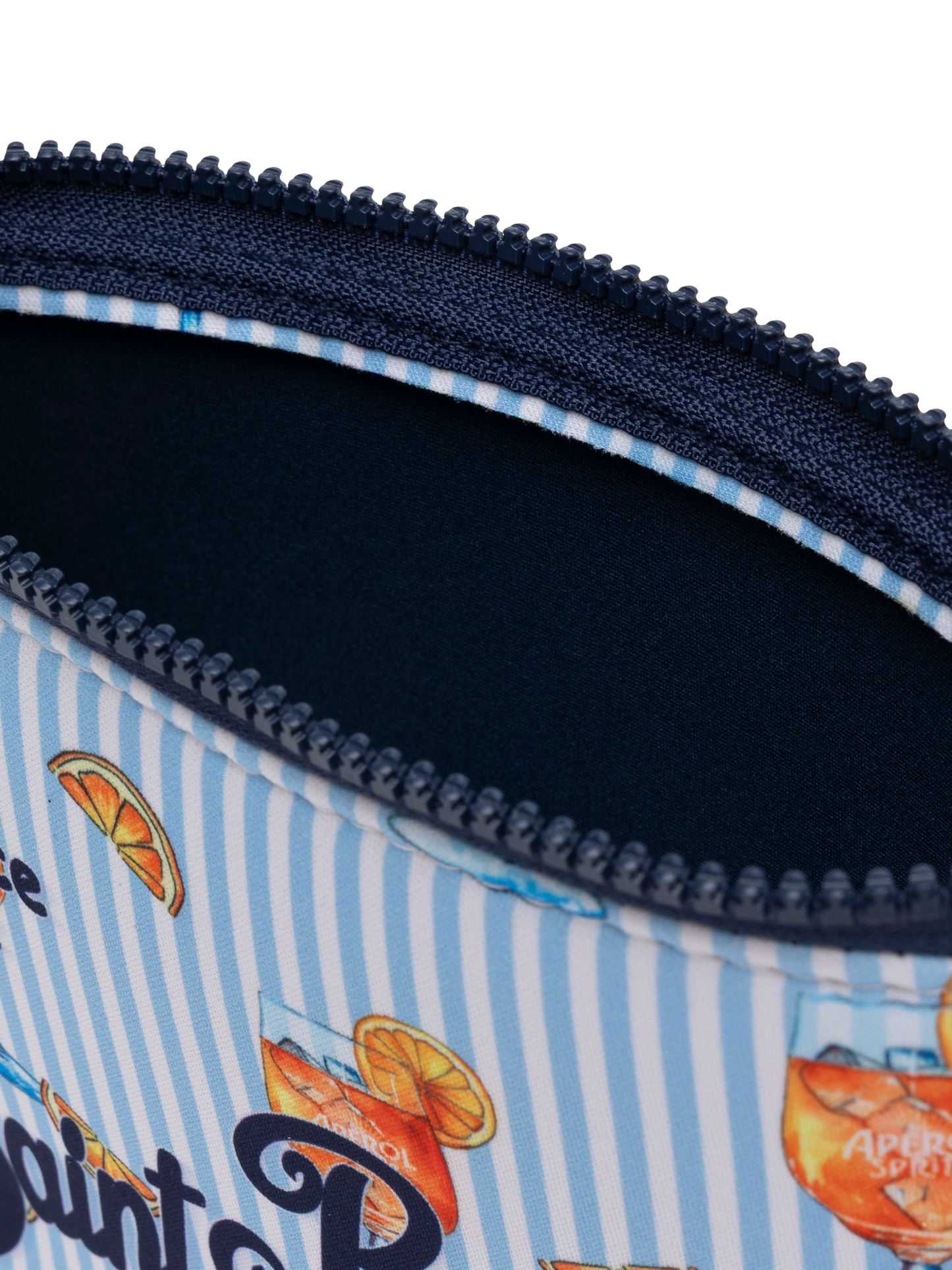 Aline Scuba-Pochette mit Cocktail-Print