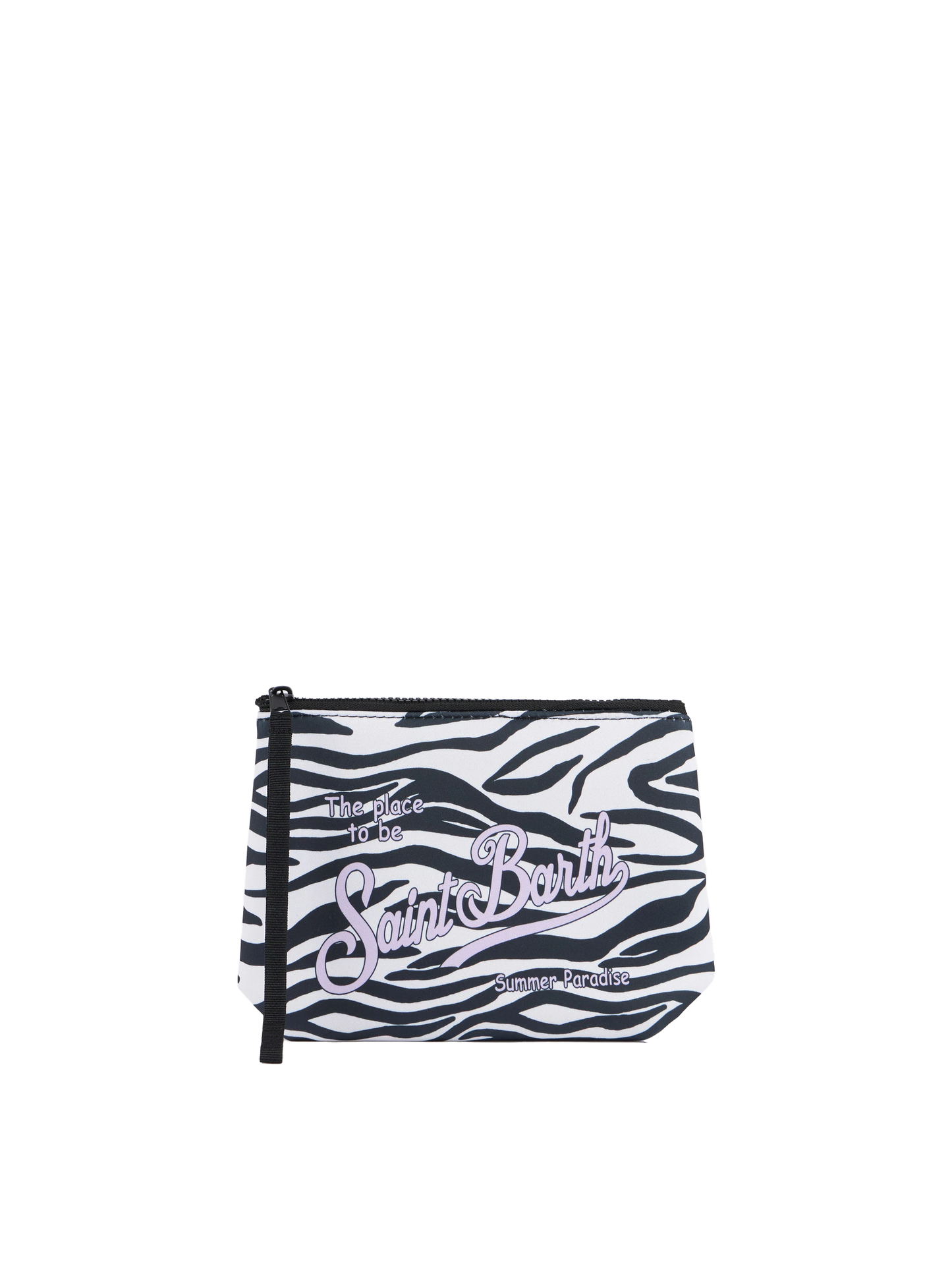Aline scuba pochette with zebra  print