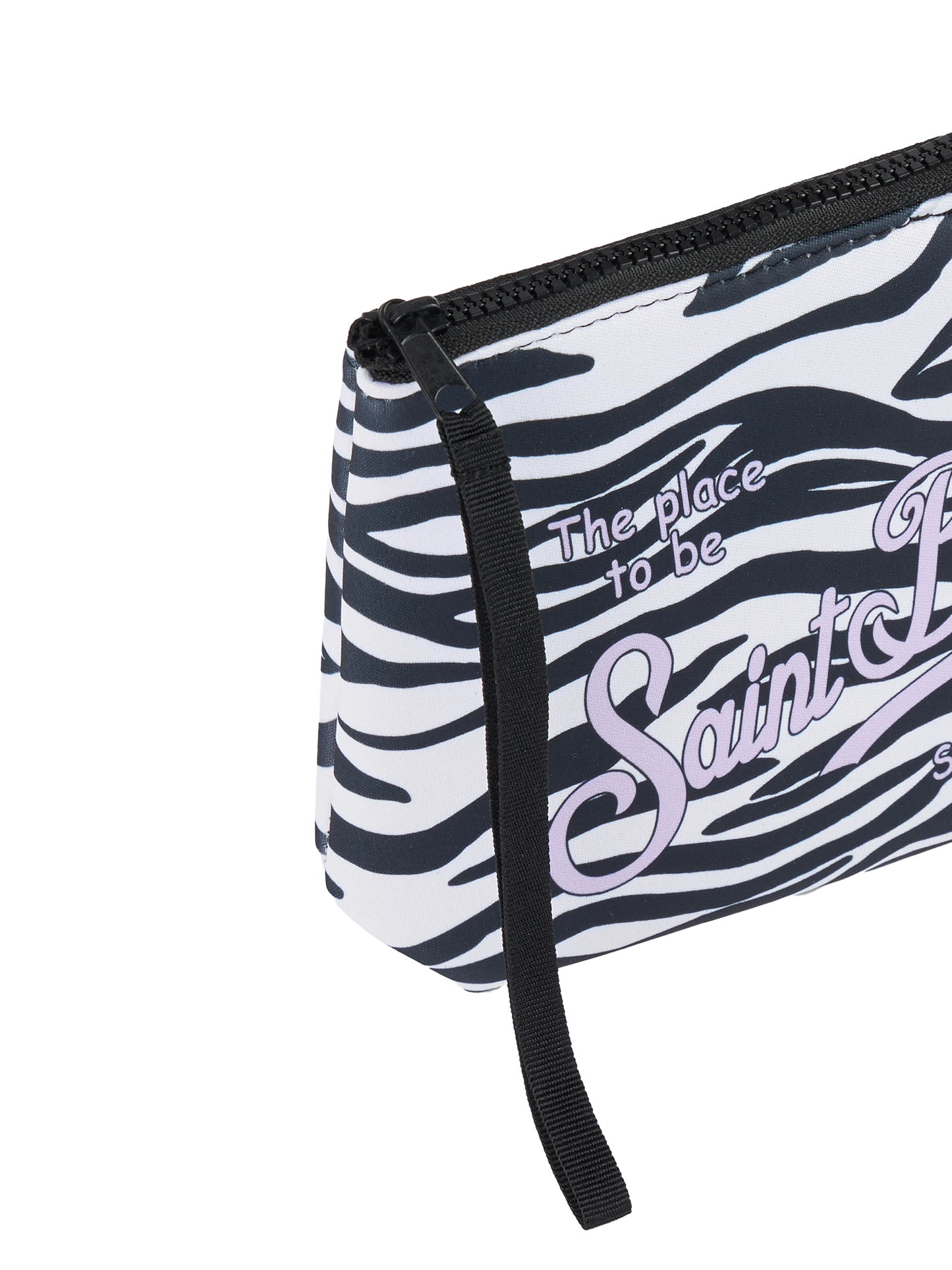 Aline scuba pochette with zebra  print