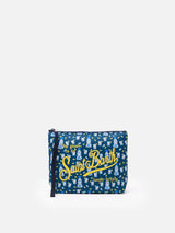 Aline scuba pochette with spirits  print