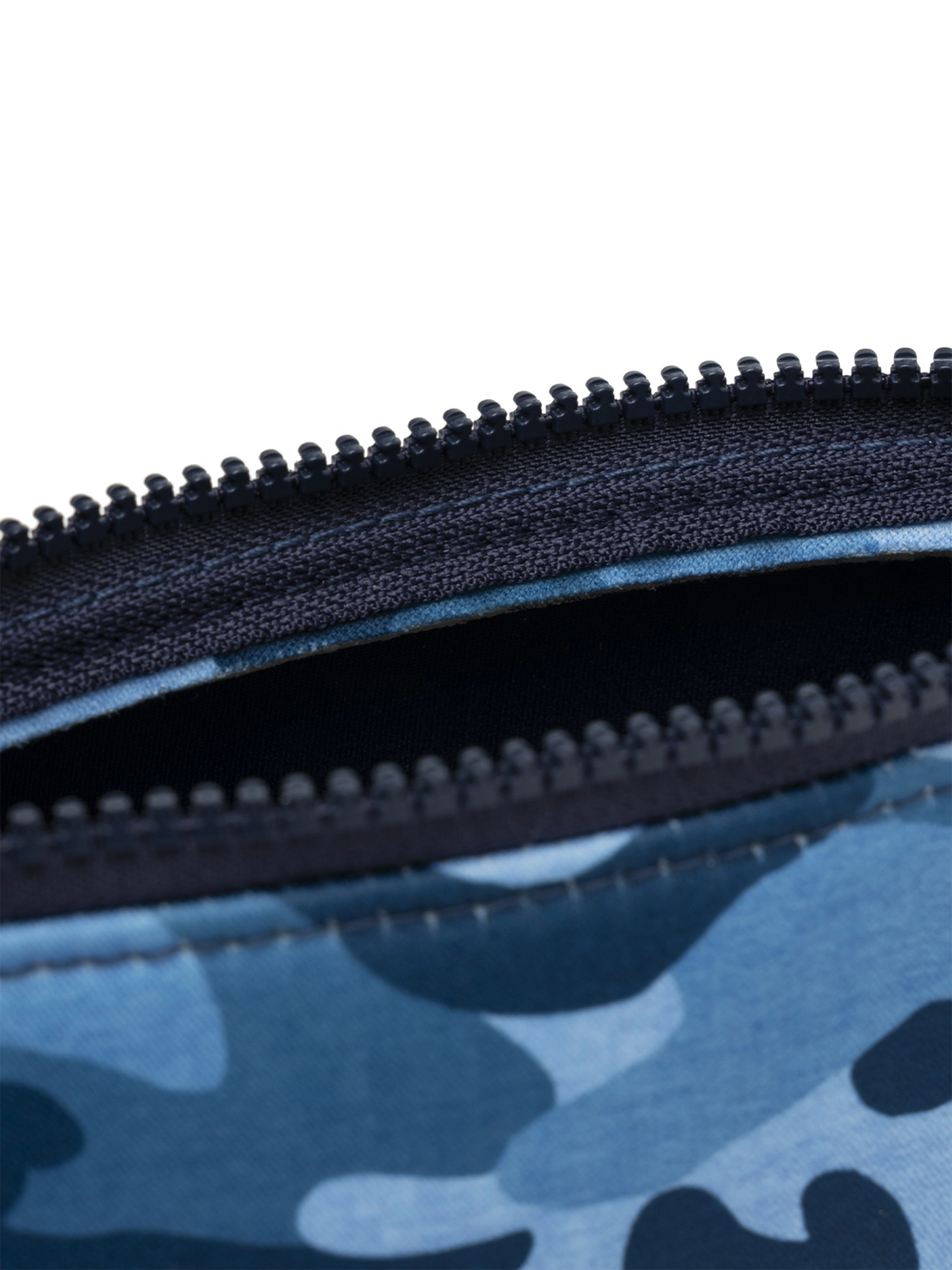 Pochette Aline in scuba con stampa camouflage