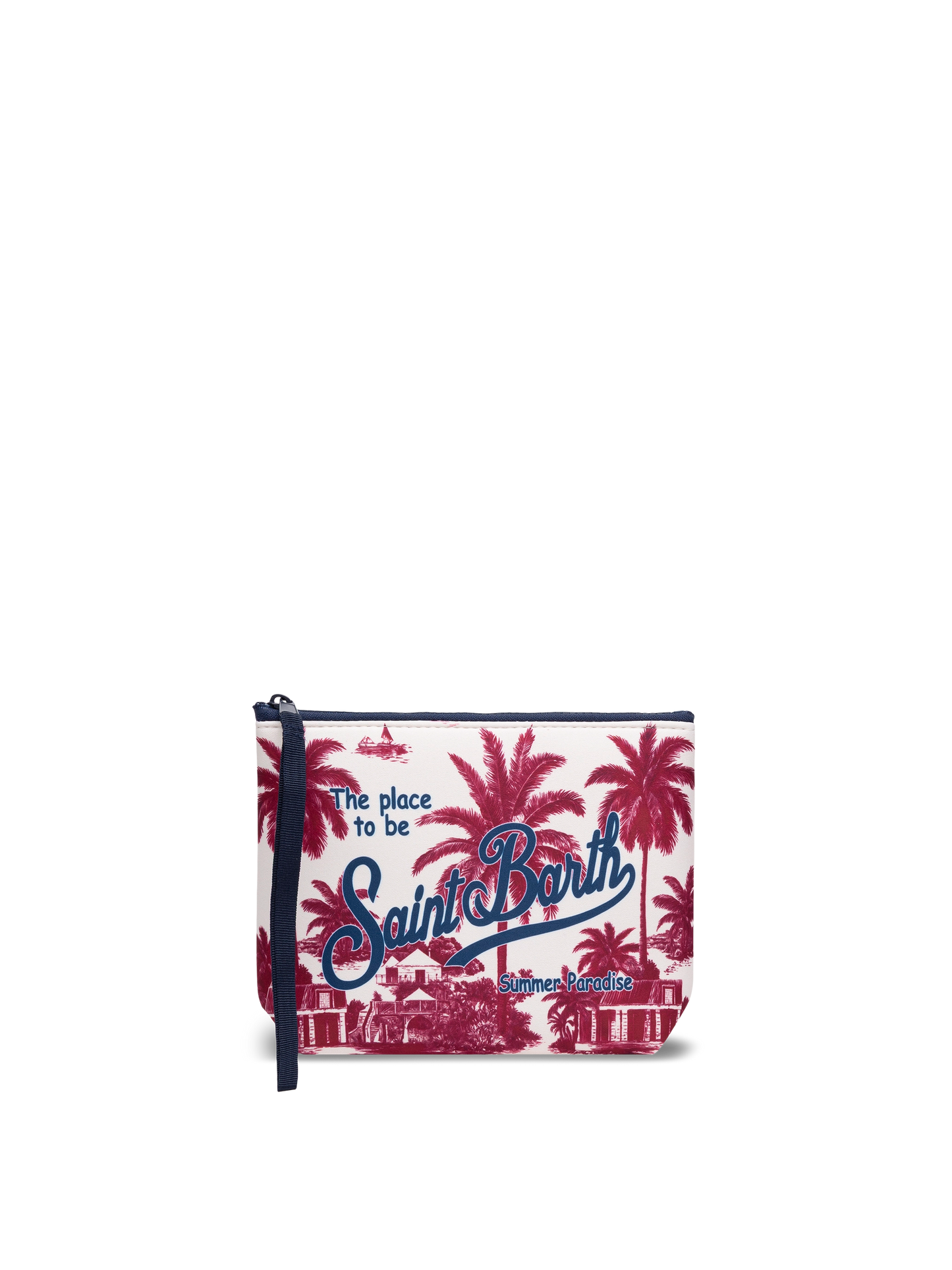 Aline Scuba-Pochette mit Toile-de-Jouy-Print | AI BY RICKDICK SONDERAUSGABE