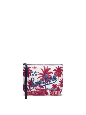 Aline Scuba-Pochette mit Toile-de-Jouy-Print | AI BY RICKDICK SONDERAUSGABE