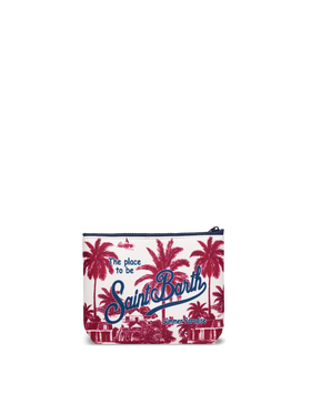 Aline Scuba-Pochette mit Toile-de-Jouy-Print | AI BY RICKDICK SONDERAUSGABE