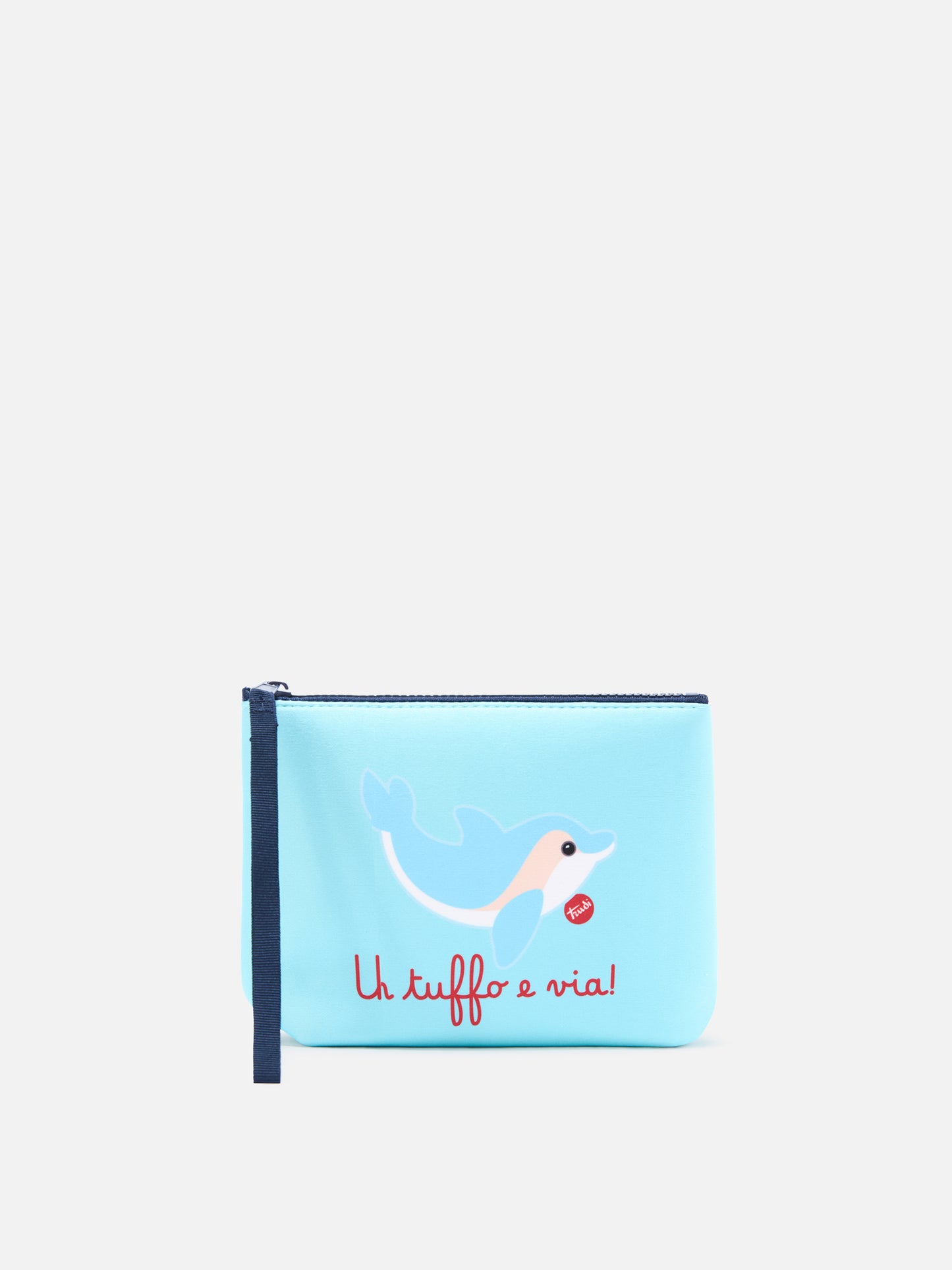 Pochette Aline in scuba con stampa Delfino Un tuffo e via! | Special Edition