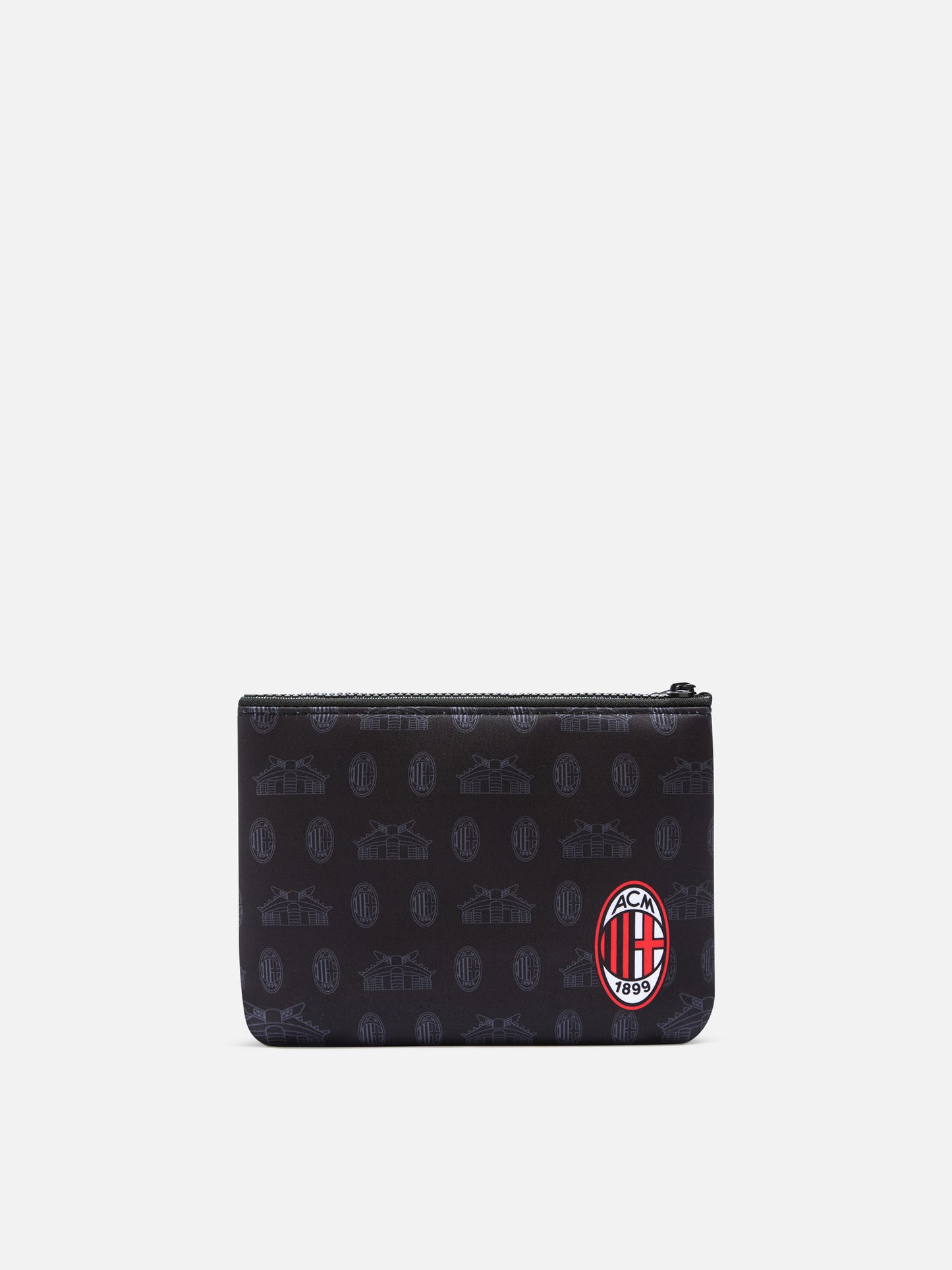 Aline negra de scuba pouch con estampado del logotipo AC Milan | AC MILAN SPECIAL EDITION 
