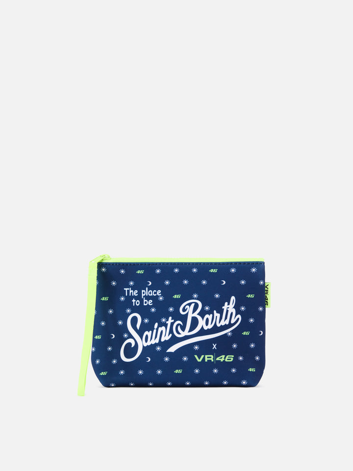 Navy Aline scuba pouch with VR46 Limited Edition print | VR46 SPECIAL EDITION