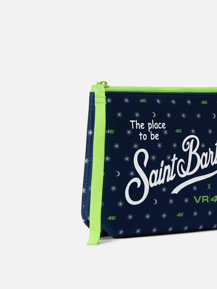 Navy Aline scuba pouch with VR46 Limited Edition print | VR46 SPECIAL EDITION