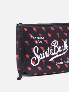 Granata Aline scuba pouch with Torino FC Logo print | TORINO FC SPECIAL EDITION