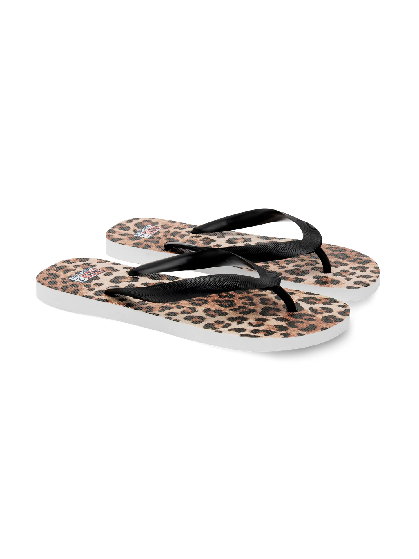 Alma flip flops with animalier print