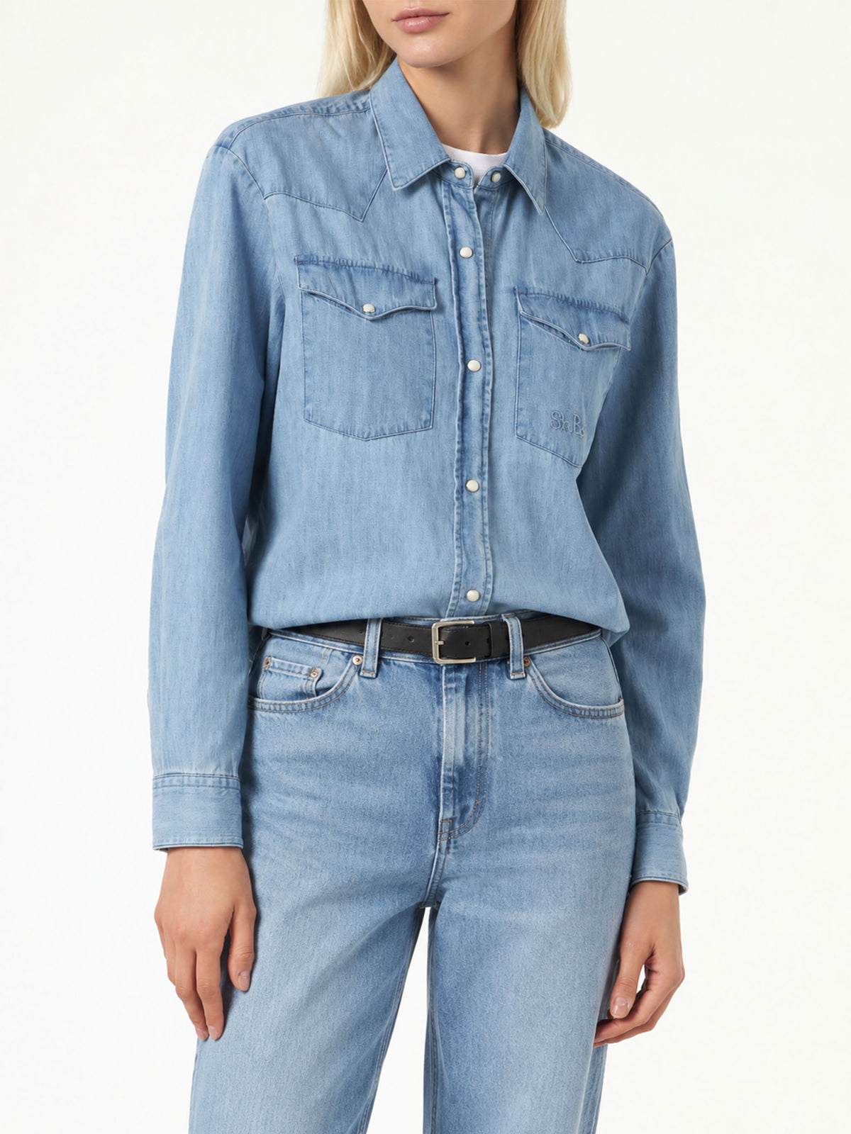 Camicia Amaya Tex in denim azzurro
