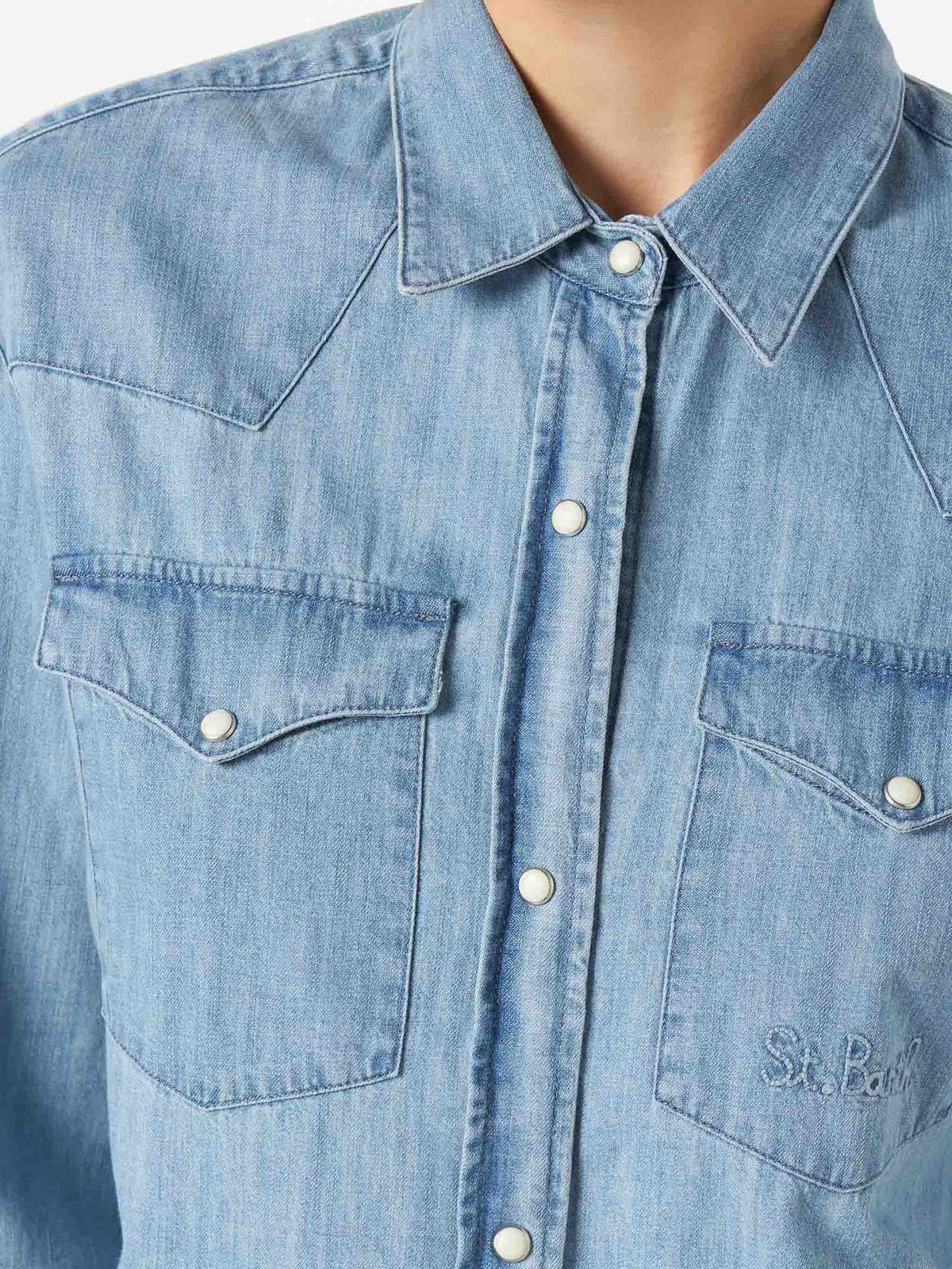 Camicia Amaya Tex in denim azzurro