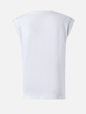 Cotton t-shirt Amelie with teddy bears print