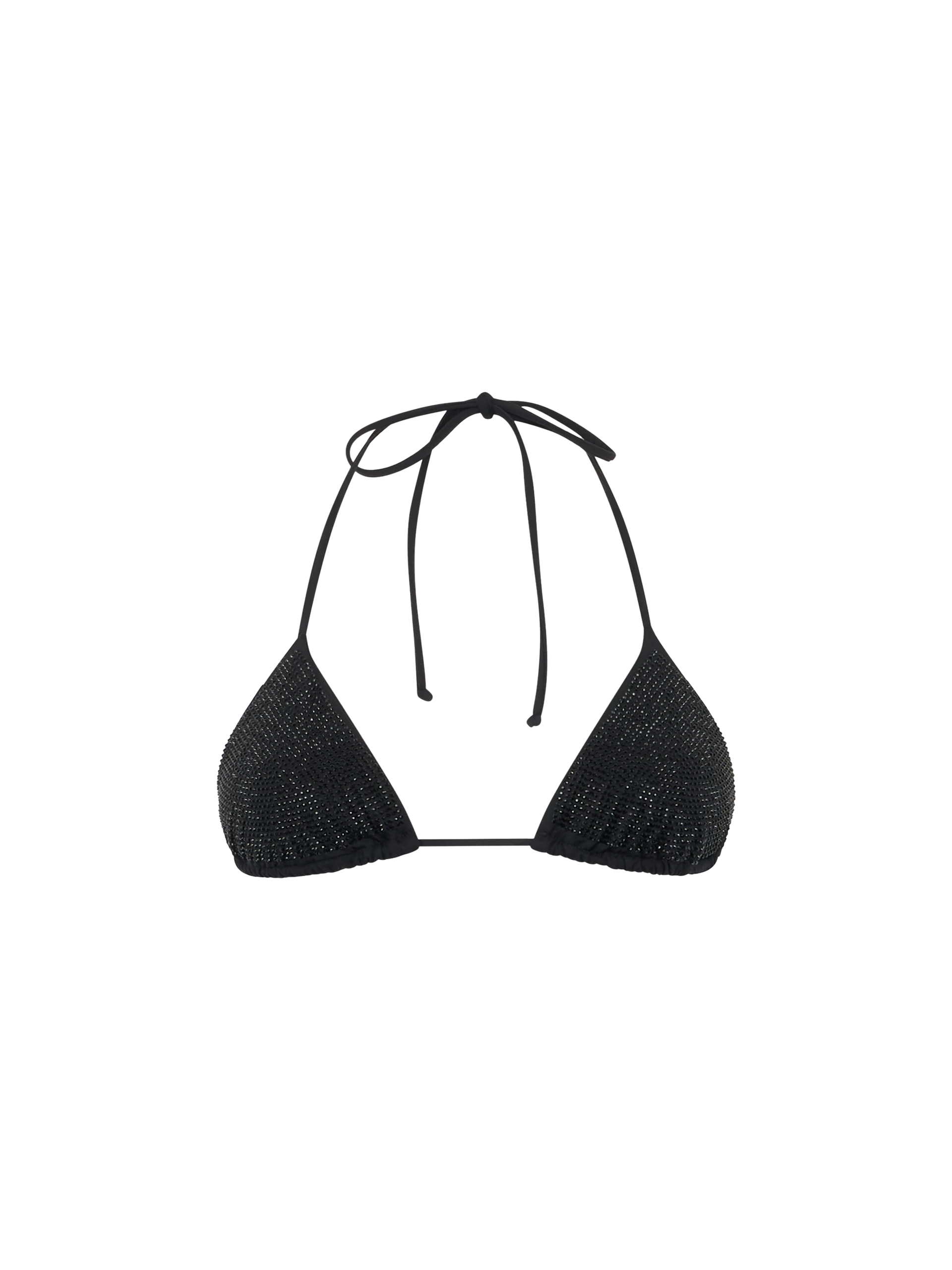 Annabelle rhinestone triangle bikini top – MC2 Saint Barth