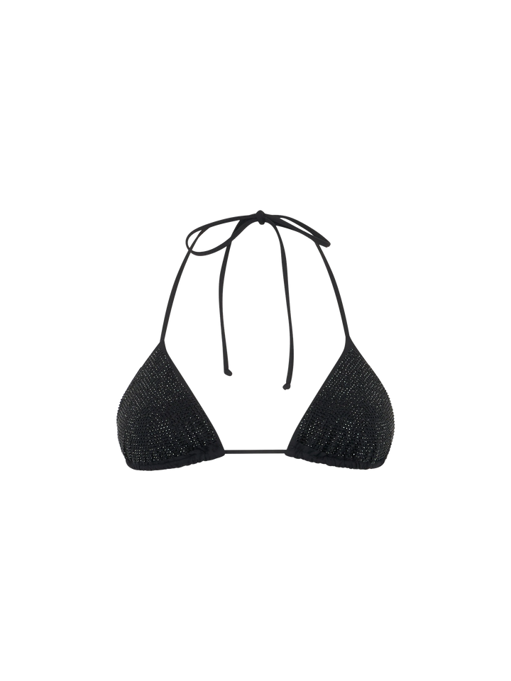 Costume da bagno donna top triangolo Annabelle con strass