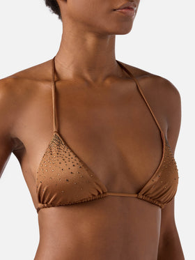 Annabelle Marielle brown bikini with strass