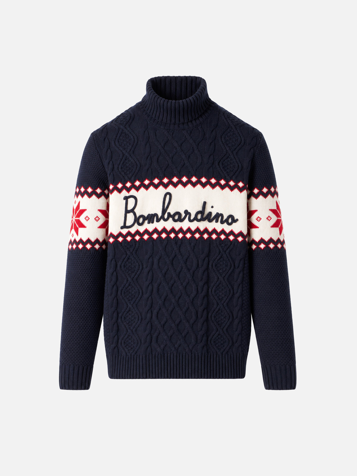 Jersey de cuello semi alto con lettering Bombardino 