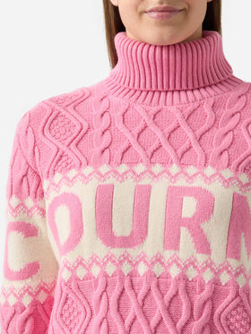 Half-turtleneck sweater Anton with Saint Barth jaquard