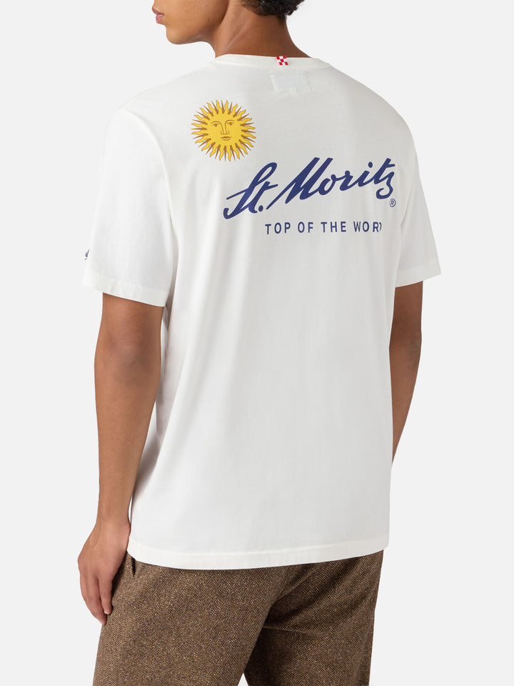 T-shirt Arnott in cotone invernale con stampa St. Moritz | ST. MORITZ TOP OF THE WORLD SPECIAL EDITION