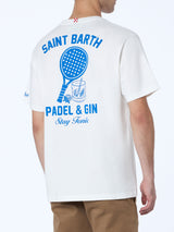 Schweres Baumwoll-T-Shirt Arnott für Herren mit Padel Gin Tonic-Aufdruck