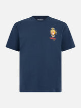 Man heavy cotton t-shirt Arnott with Crypto Ducktona watch print | CRYPTO PUPPETS SPECIAL EDITION