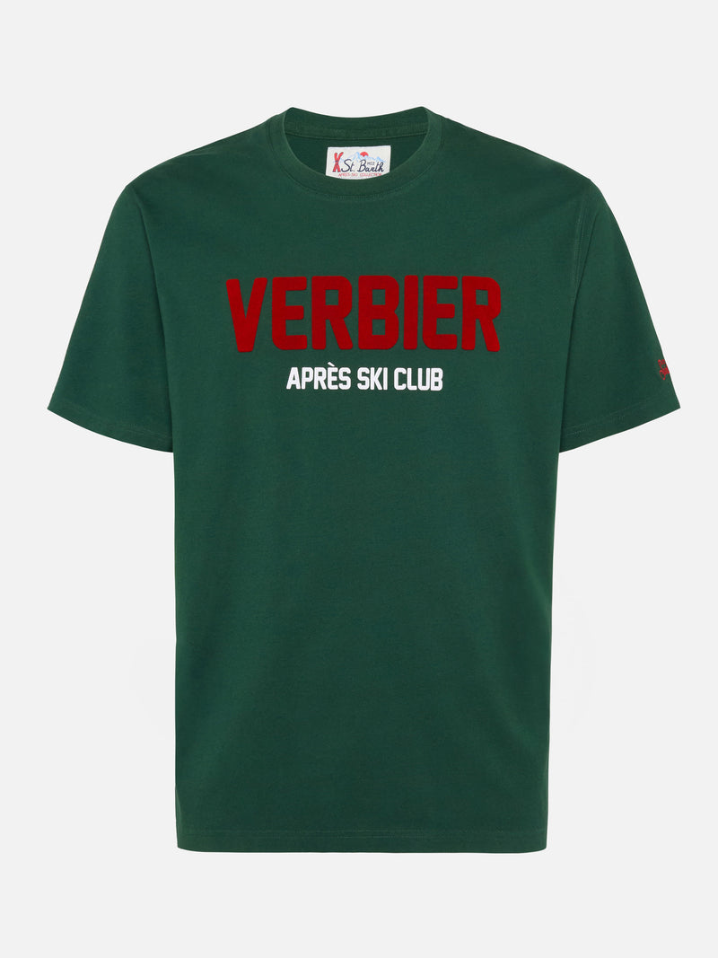 Winter cotton t-shirt Arnott with Verbier Aprés Ski print