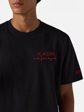 Winter cotton t-shirt Arnott with VELATISSIMO... embroidery | YUPPIES SPECIAL EDITION