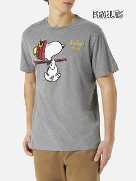 T-shirt uomo con ricamo Snoopy weekend mood | SNOOPY - EDIZIONE SPECIALE PEANUTS™