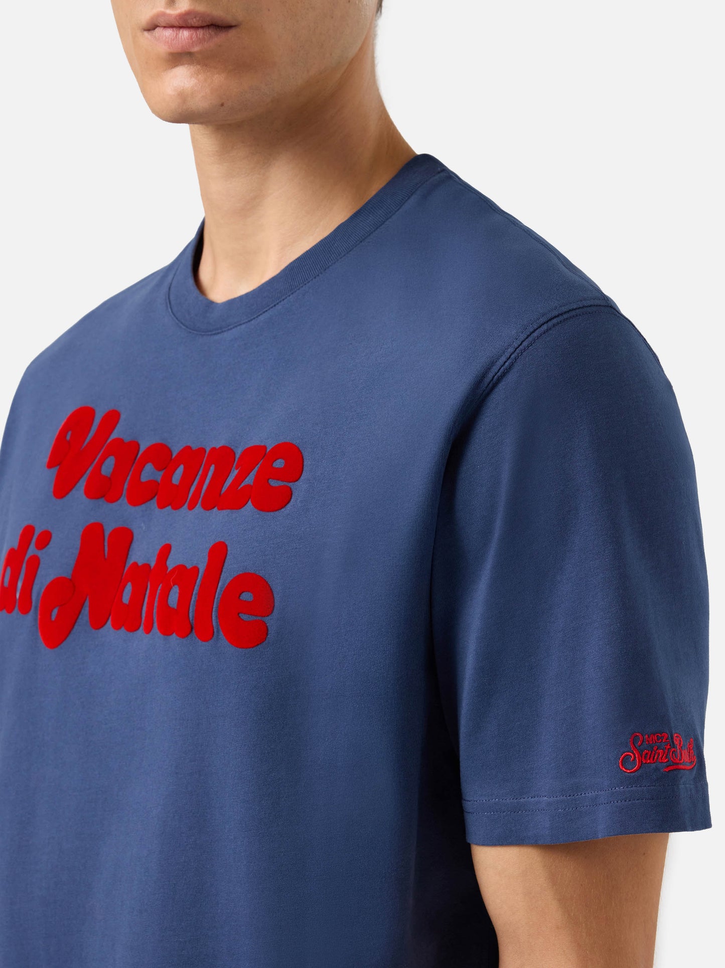 T-shirt Arnott Warm in cotone invernale con stampa flock locandina film | VACANZE DI NATALE SPECIAL EDITION