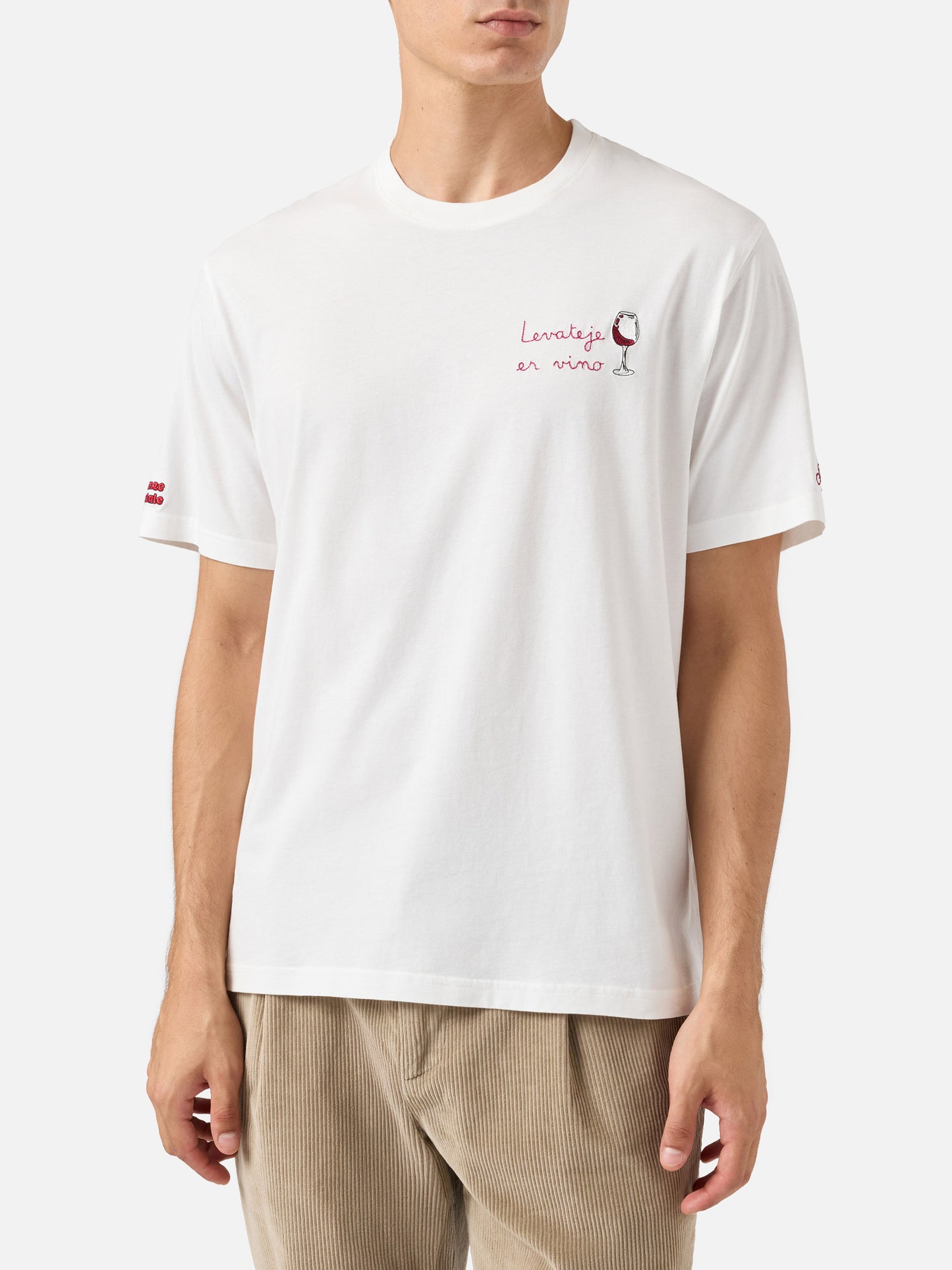 T-shirt Arnott Warm in cotone invernale con ricamo Levateje er vino! | VACANZE DI NATALE SPECIAL EDITION