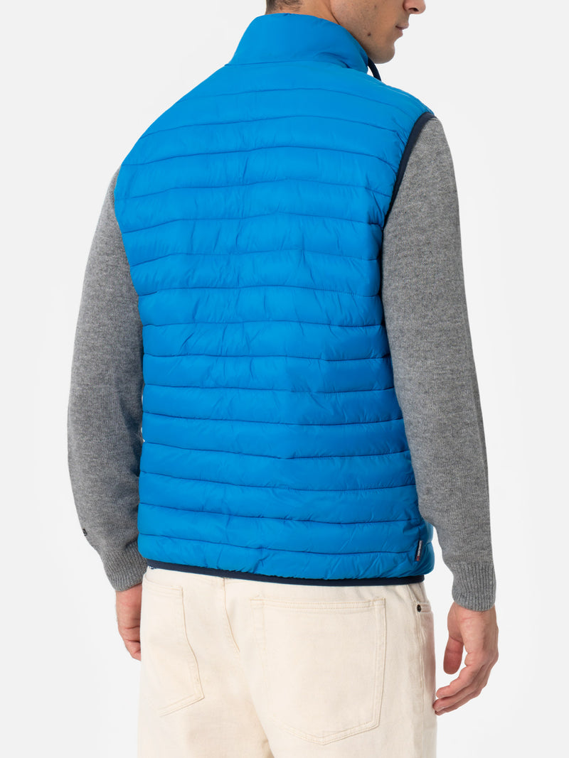 Gilet imbottito da uomo bluette Aspen