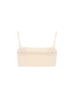 Top a fascia da donna Athena beige con strass