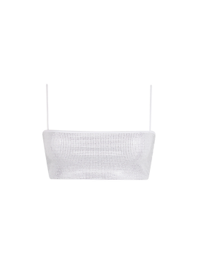 Bandeau-Top-Badeanzug für Damen mit Strasssteinen