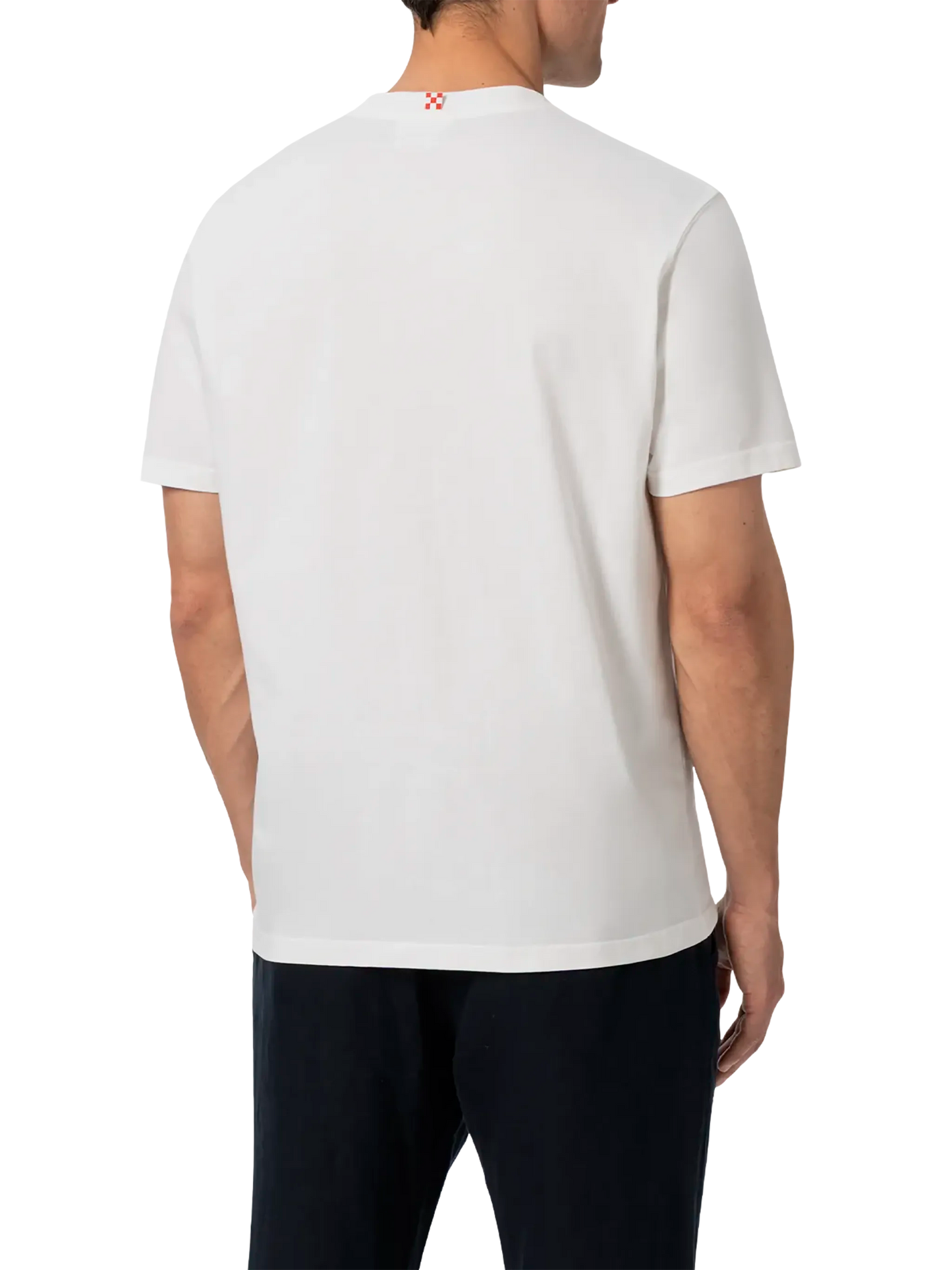 Baumwoll-T-Shirt Austin mit Stickerei und Uhrendruck