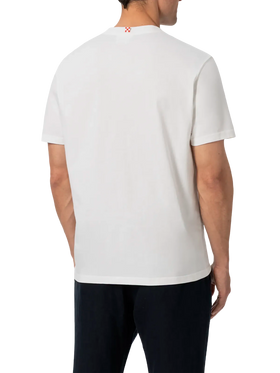 Baumwoll-T-Shirt Austin mit Stickerei und Uhrendruck